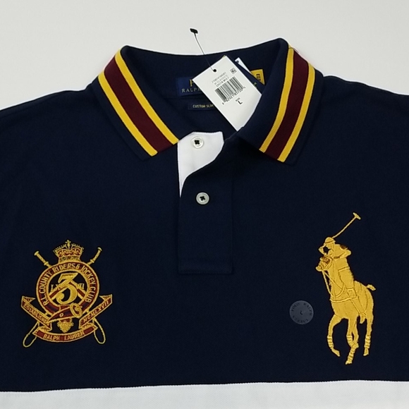 Polo Ralph Lauren Custom Slim Fit Big Pony Polo - Picture 2 of 6